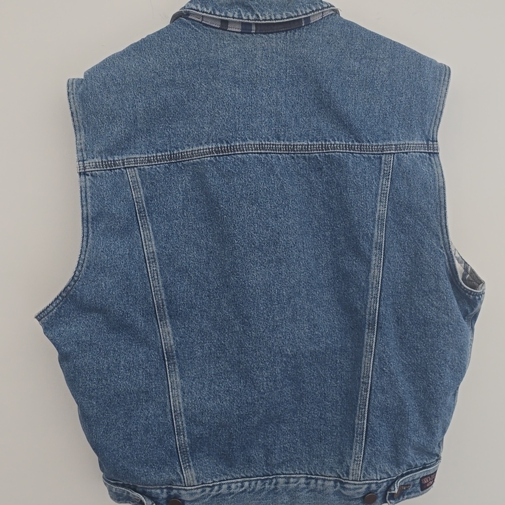 Levi's Blue Denim Vest - Picture 5 of 8